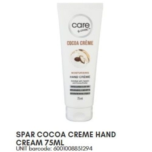 SPAR CARE HAND&NAIL CRM C/CREME 75ML (RF